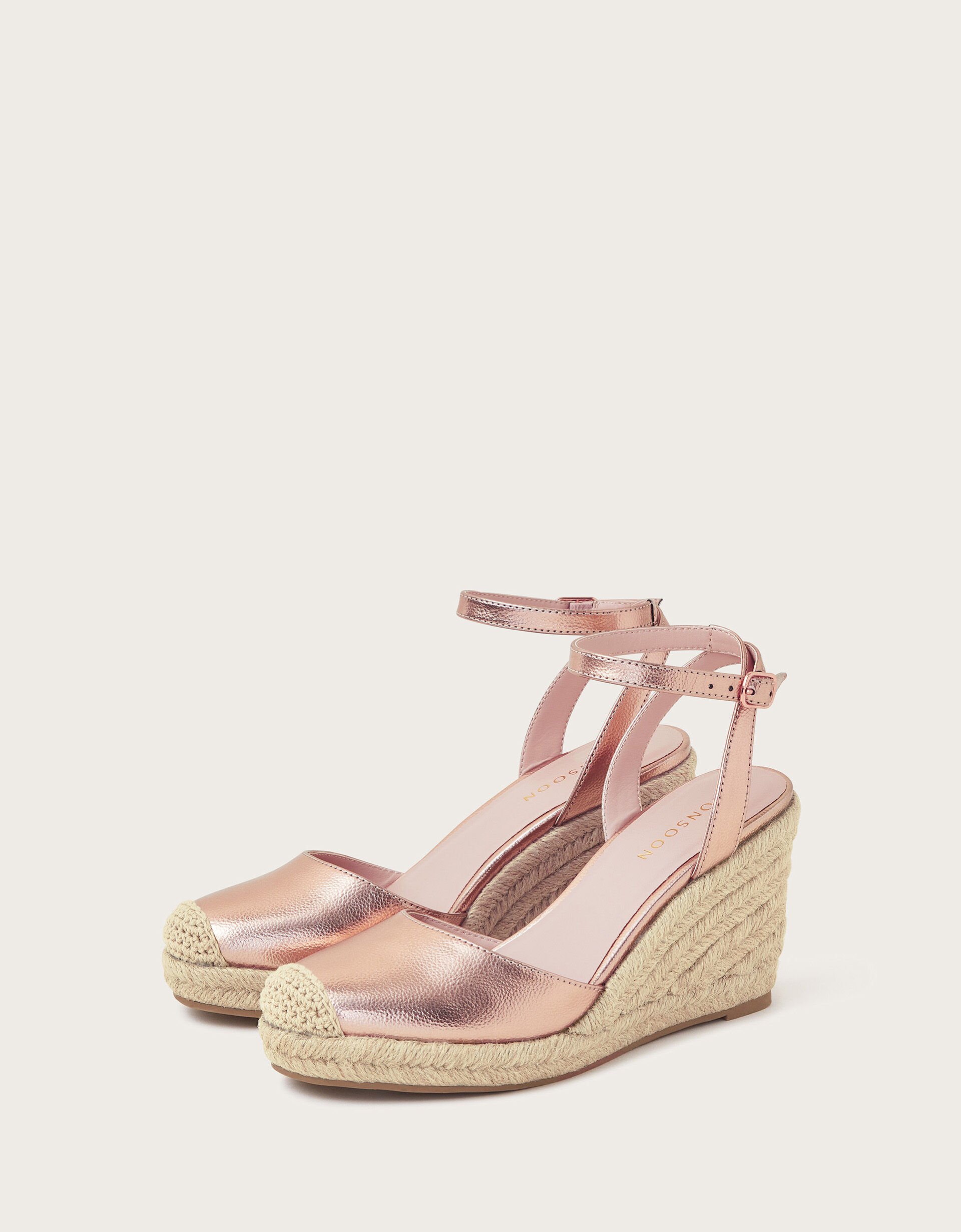 Metallic wedge sandals uk on sale
