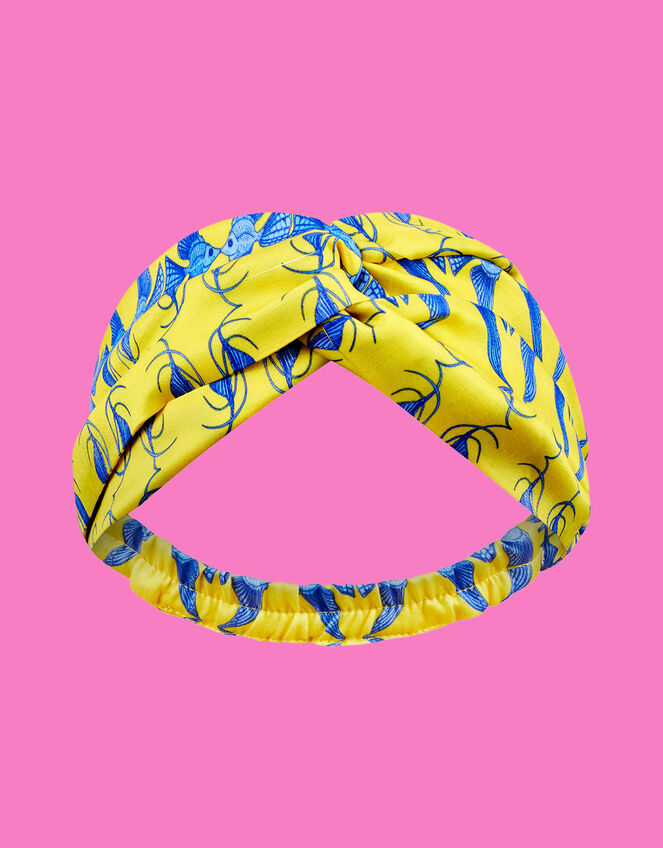 DEEBA Print Headband, Yellow (YELLOW), large