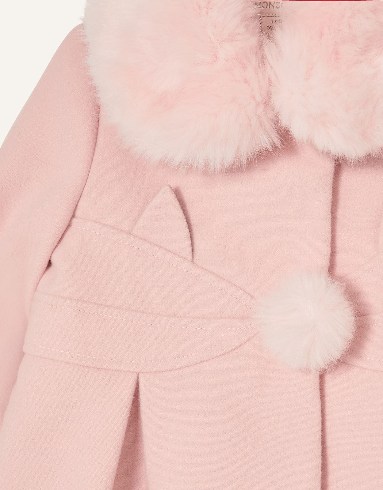 monsoon pink coat