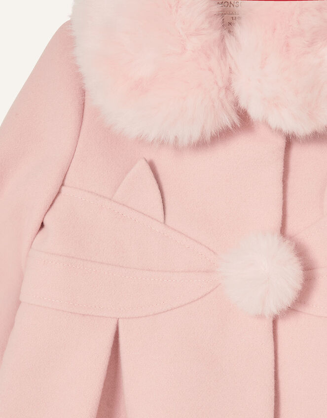 Baby Cat Coat, Pink (PALE PINK), large
