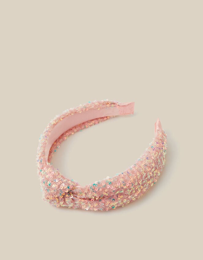 Sequin Knot Headband, , large