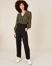 Smart Tapered Trousers, Black (BLACK), large