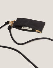 Card Holder Lanyard, Black (BLACK), large