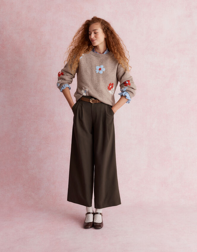 Fenn Floral Jumper Mink