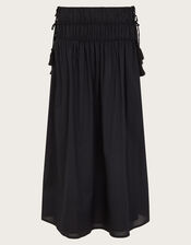 Jade Maxi Skirt, Black (BLACK), large