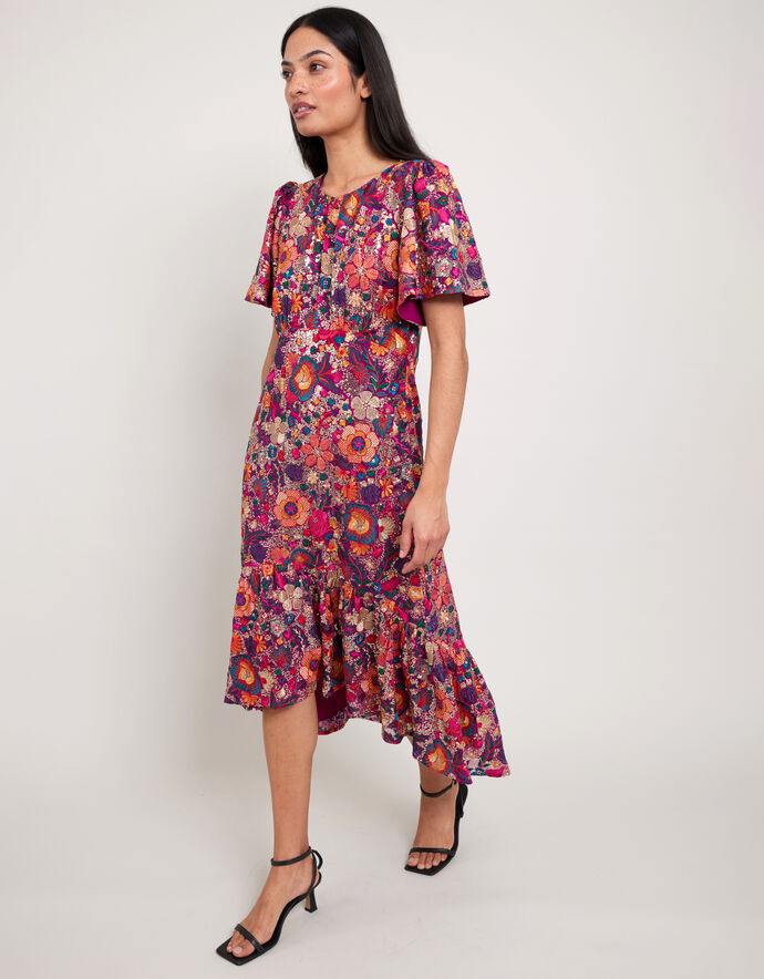 Vesta Aotearoa - Floral Print Midi Dress main image 1