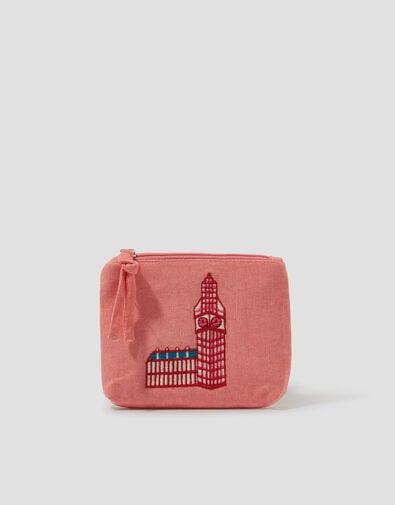 Big Ben Embroidered Pouch, , large