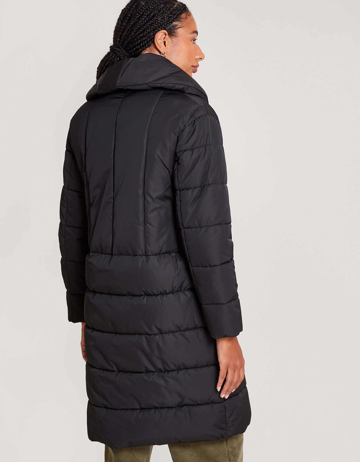 Monsoon black puffer coat discount