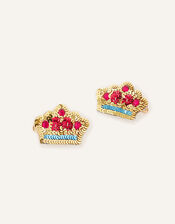 Crown Hair Clips, , large