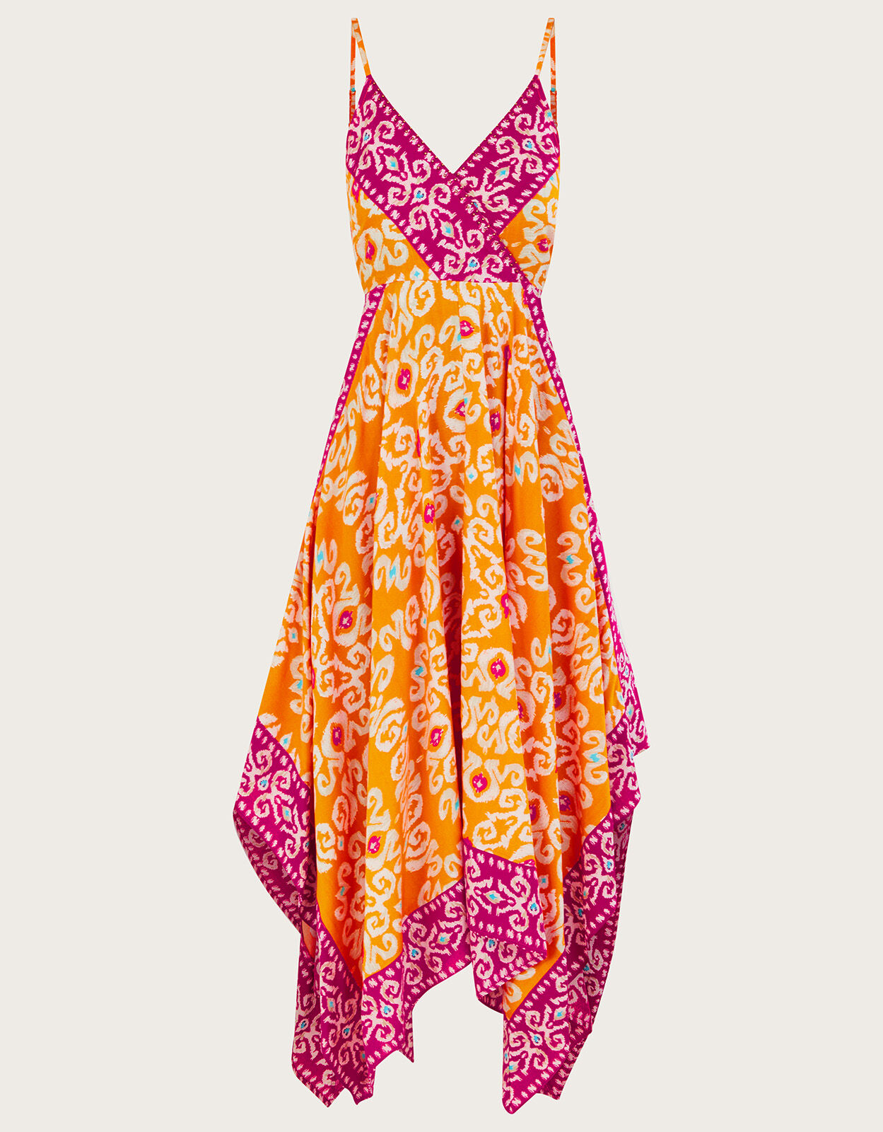 Hazel print best sale hanky hem dress