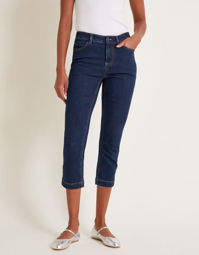 Idabella Crop Jeans, Blue (INDIGO), large
