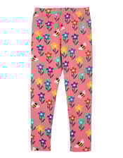 Frugi Libby Printed Leggings, Pink (PINK), large