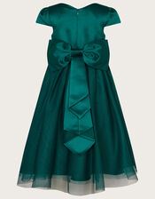 Tulle Bridesmaid Dress, Green (DARK GREEN), large
