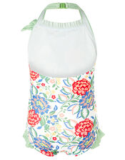 Rebecca Floral Swimsuit with Recycled Fabrics, Ivory (IVORY), large