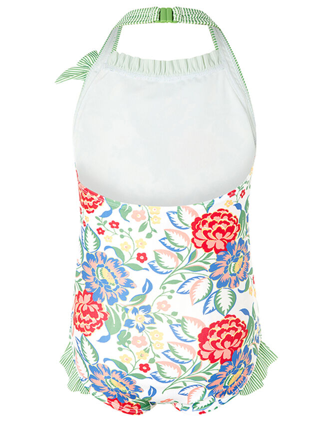 Rebecca Floral Swimsuit with Recycled Fabrics, Ivory (IVORY), large
