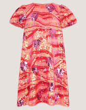 Sequin Heart Party Dress, Multi (MULTI), large
