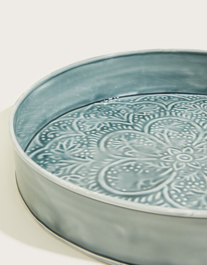 Patterned Enamel Tray, , large