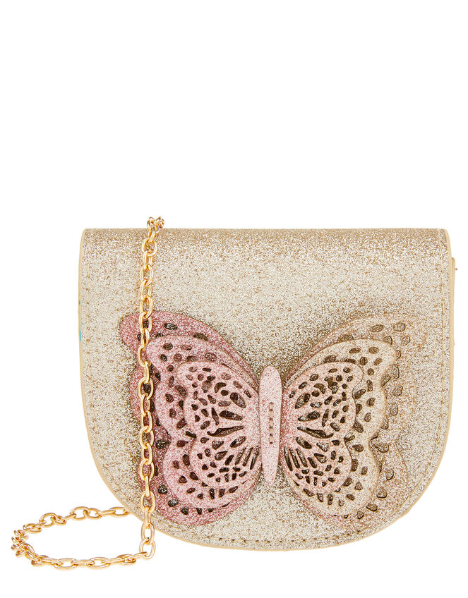 Butterfly Bag and Bow Hair Clip Set, , large