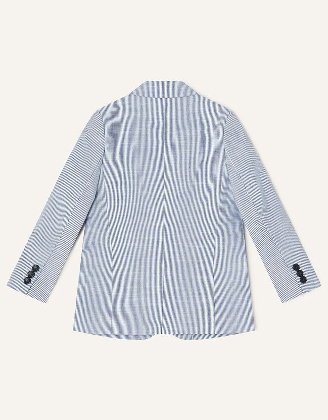 Cooper Ticking Stripe Blazer, Blue (PALE BLUE), large