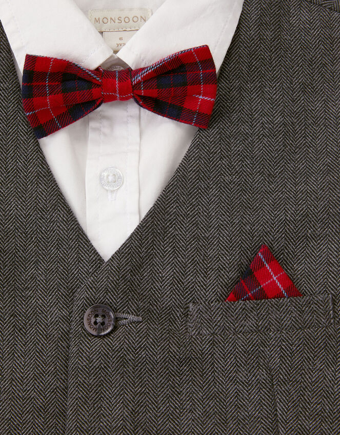 3-Piece Waistcoat & Shirt, Grey (GREY), large