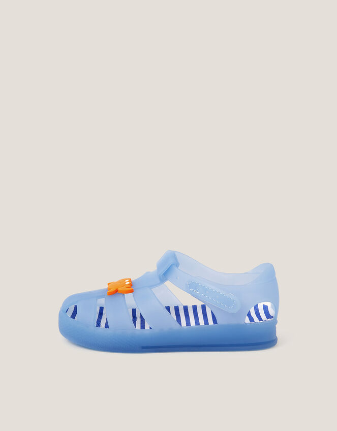 Baby Crab Jelly Sandals, Blue (BLUE), large