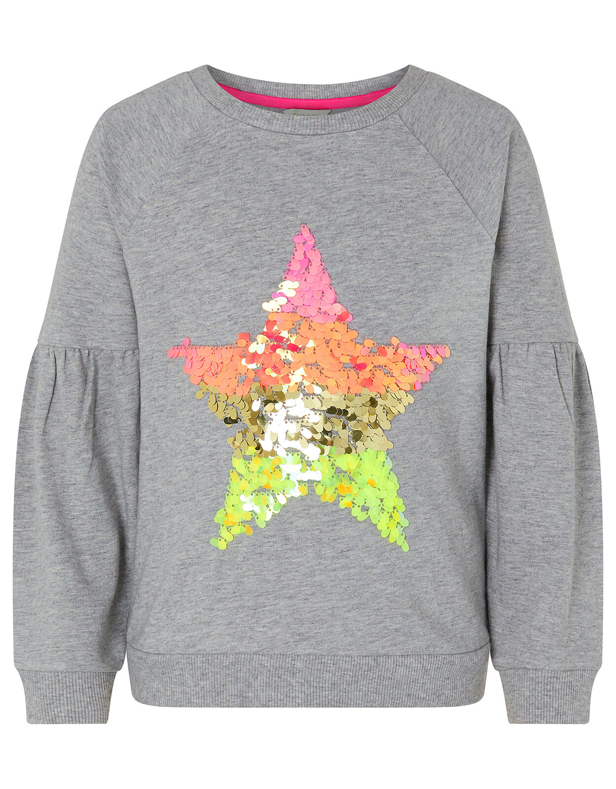 star sleeve sweatshirt