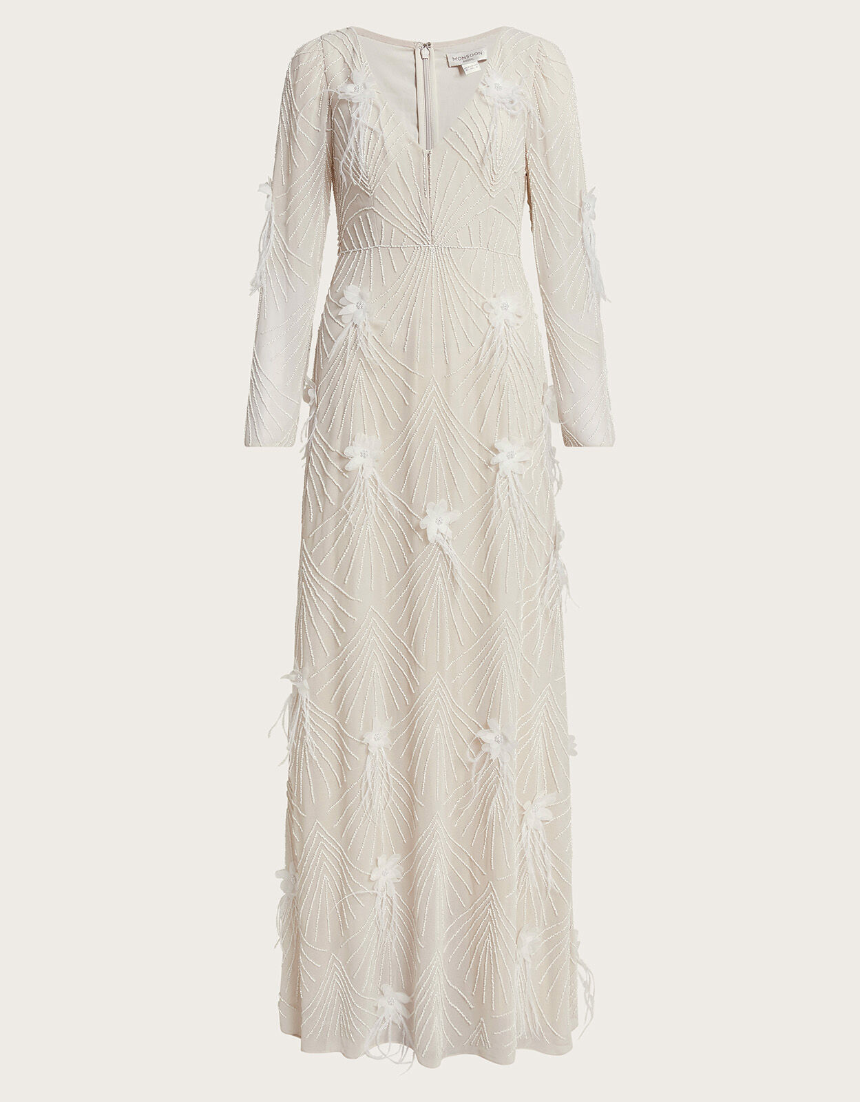 Florence Embellished Bridal Dress Ivory