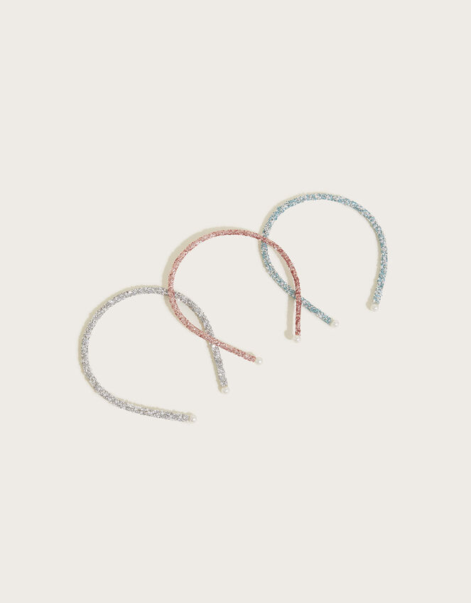Pearl Dazzle Headbands Set of Three, , large