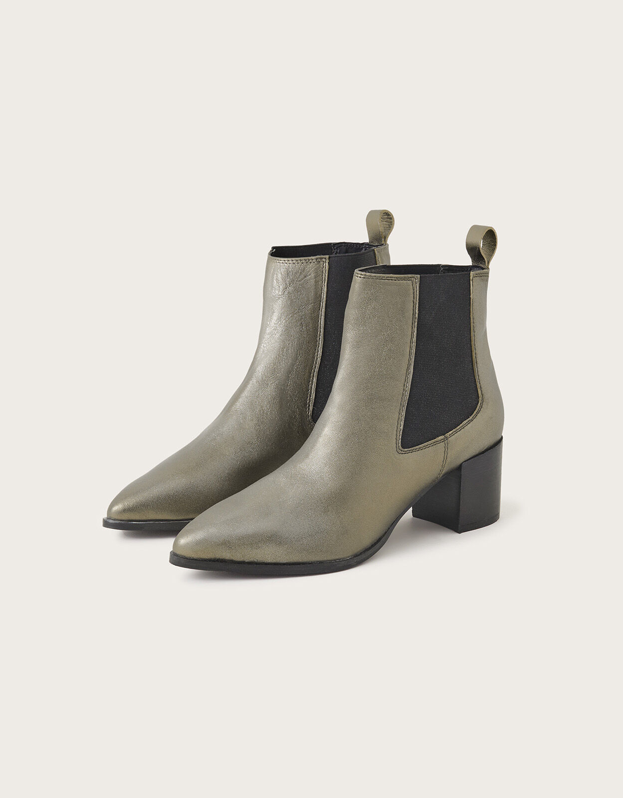 Metallic on sale ankle boots