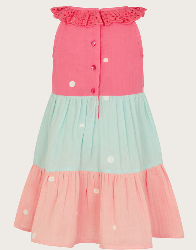 Baby Floral Embroidered Tiered Dress, Multi (MULTI), large