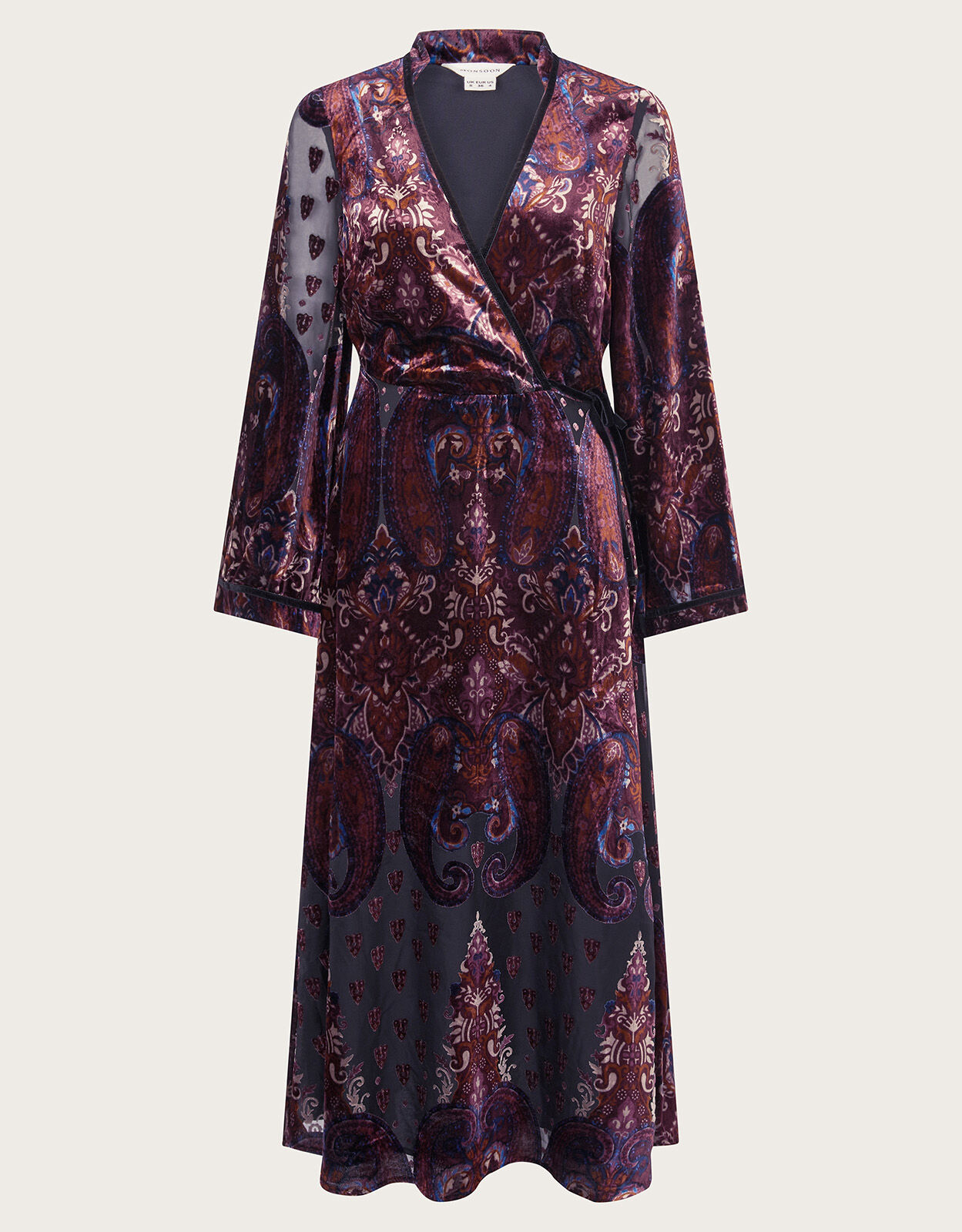 Monsoon paisley dress clearance