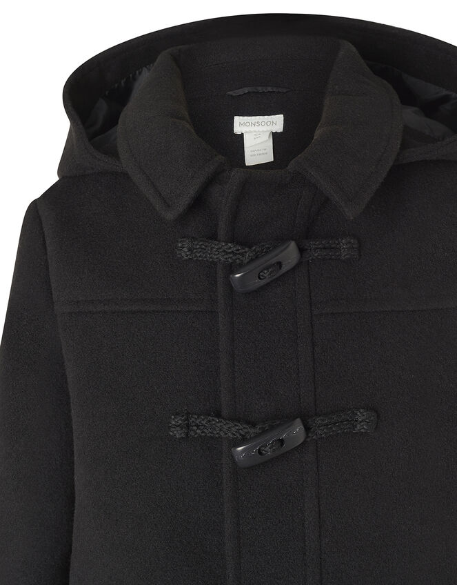 Duffle Coat, Black (BLACK), large