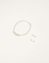 Pearly Rose Jewellery Set, , large