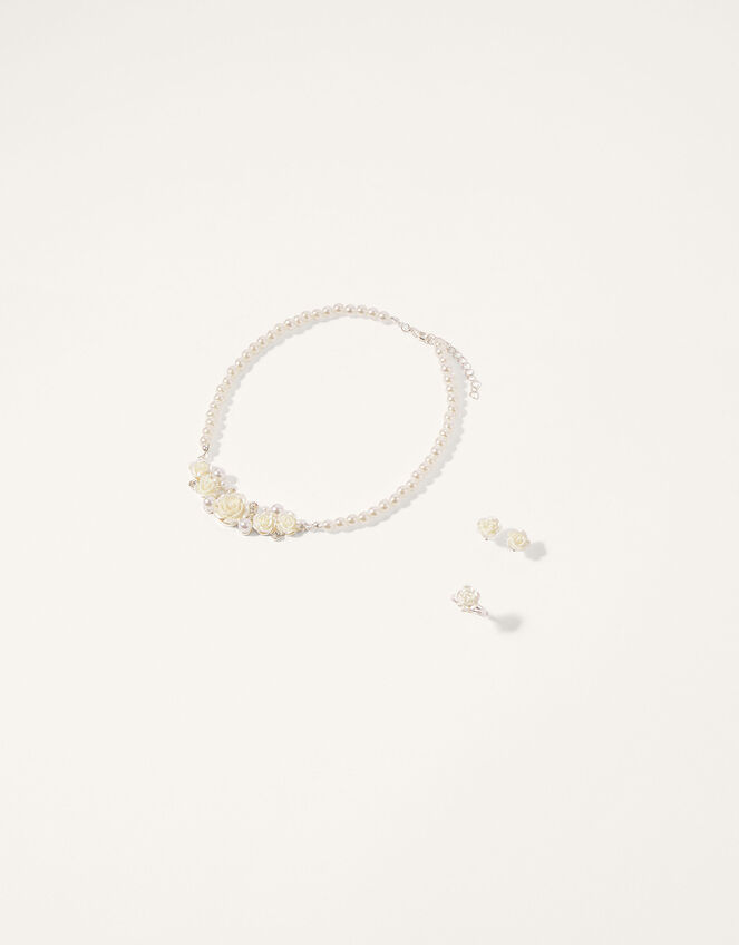 Pearly Rose Jewellery Set, , large