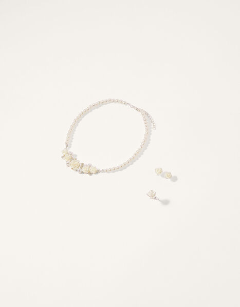 Pearly Rose Jewellery Set, , large