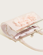 Triple Pom-Pom Pearl Mini Bag, , large