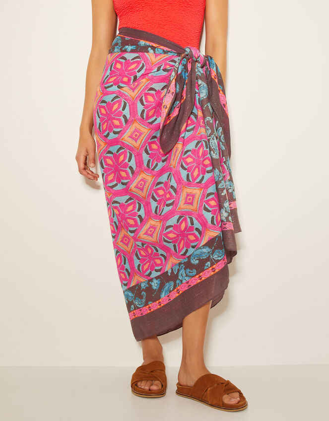 Tile Print Sarong, , large