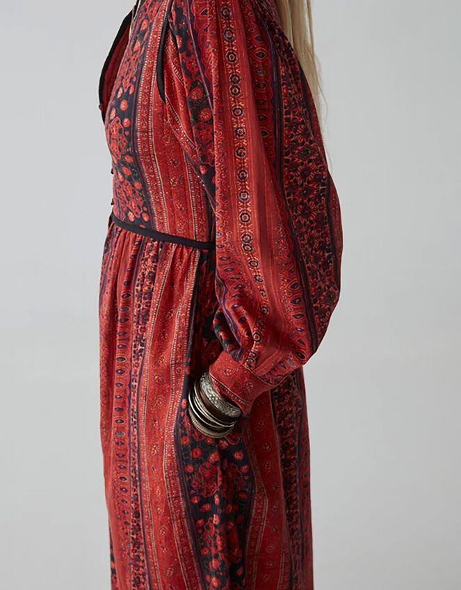 Maison Hotel Dalida Embroidered Dress, Red (RED), large