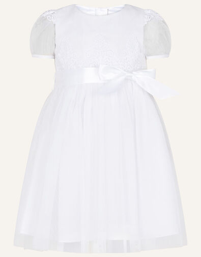 Nordic Lace Christening Dress, White (WHITE), large