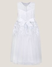 Felicity Floral Embroidered Dress, White (WHITE), large