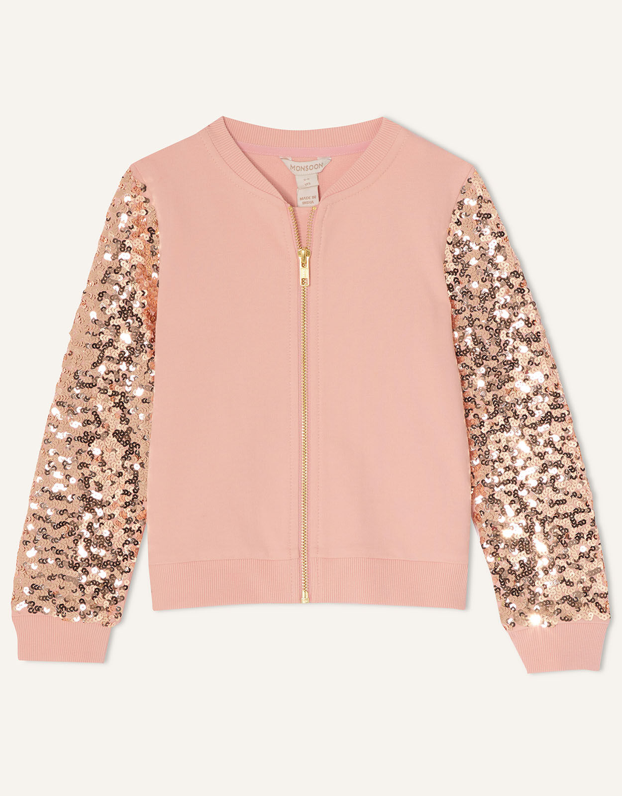 Unicorn sequin bomber jacket top