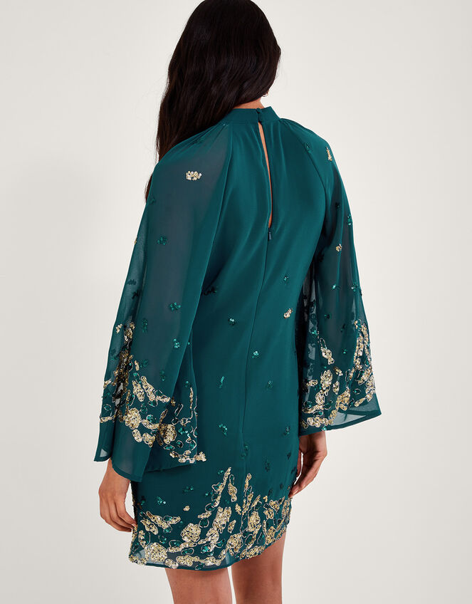Avery Embellished Tunic Dress, Green (GREEN), large