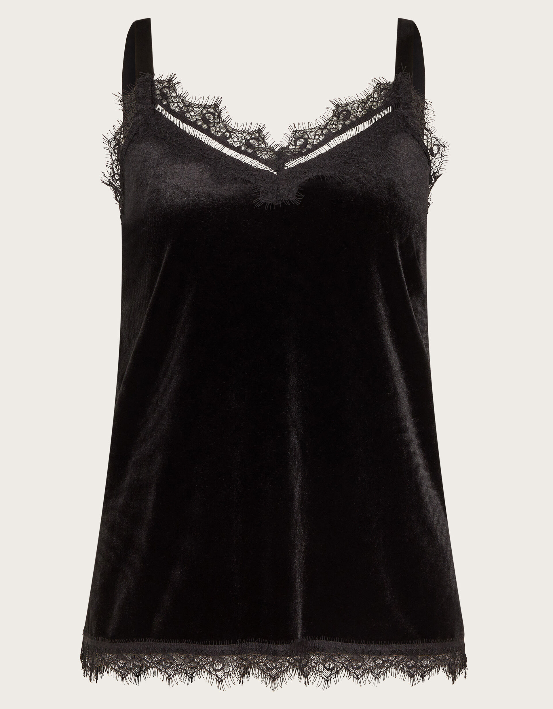 トップス BELPER VELVET CAMISOLE(BLACK) Black Corset Tops For Women Velvet Cropped Camisole