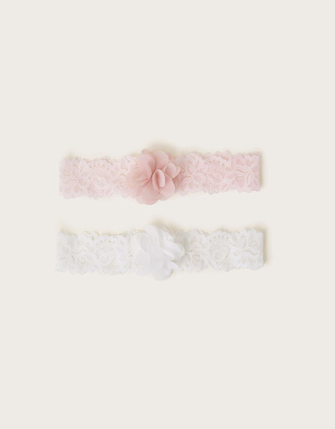 2-Pack Baby Lace Flower Bandos, , large