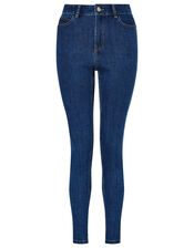 Iris Skinny Jeans with Organic Cotton and Recycled Polyester, Blue (DENIM BLUE), large