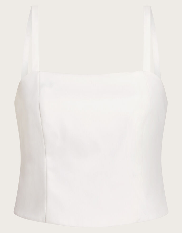 Isla Shirred Crop Bustier main image 1