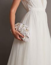 Hand-Embellished Bridal Bag, , large