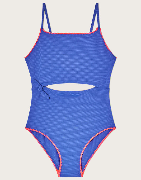 Cut-Out Swimsuit , Blue (BLUE), large