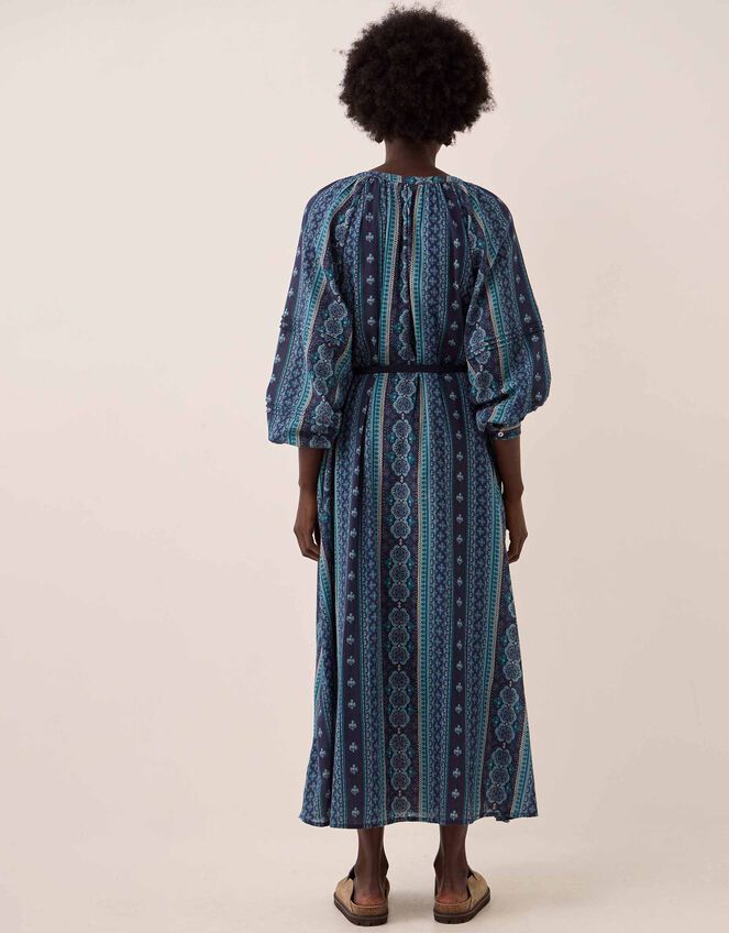 East Gabriette V-Neck Floral Print Maxi Dress, Blue (BLUE), large