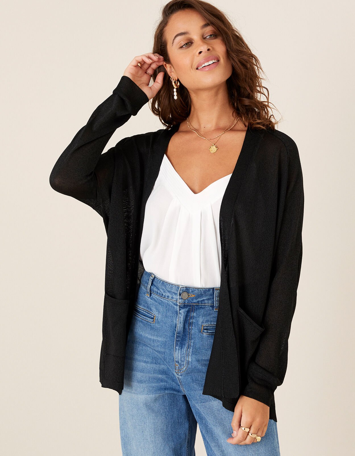 Lightweight black cardigan shop womens